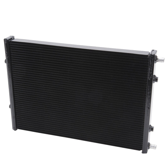 Edelbrock 15569 Heat Exchanger Dual Pass Single Row 24 in x 16.5 in x 2.12 in - Black