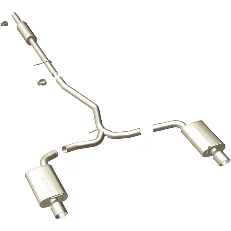 MagnaFlow 15467 11-13 Ford Explorer V6 3.5L SS Catback Exhaust Dual Split Rear Exit w/ 3.5in SS Tips - #15467