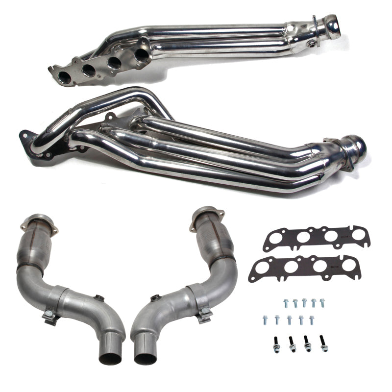 BBK Performance 18564 Long Tube Headers with Catted Mid Pipe for 2015-2023 Ford Mustang GT 5.0L