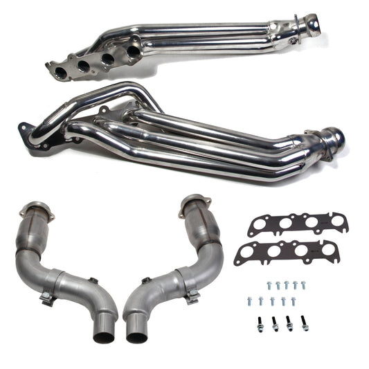 BBK Performance 18564 Long Tube Headers with Catted Mid Pipe for 2015-2023 Ford Mustang GT 5.0L