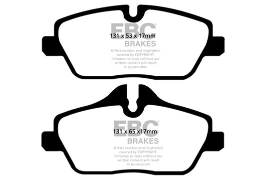 EBC 14+ BMW i3 Electric Ultimax2 Front Brake Pads UD1308