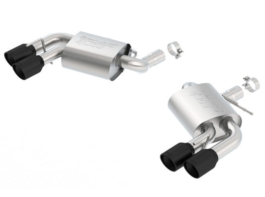 Borla 11920CB 2016-2017 Chevrolet Camaro SS AT/MT S-Type Rear Section Exhaust w/o Dual Mode Ceramic Black - #11920CB