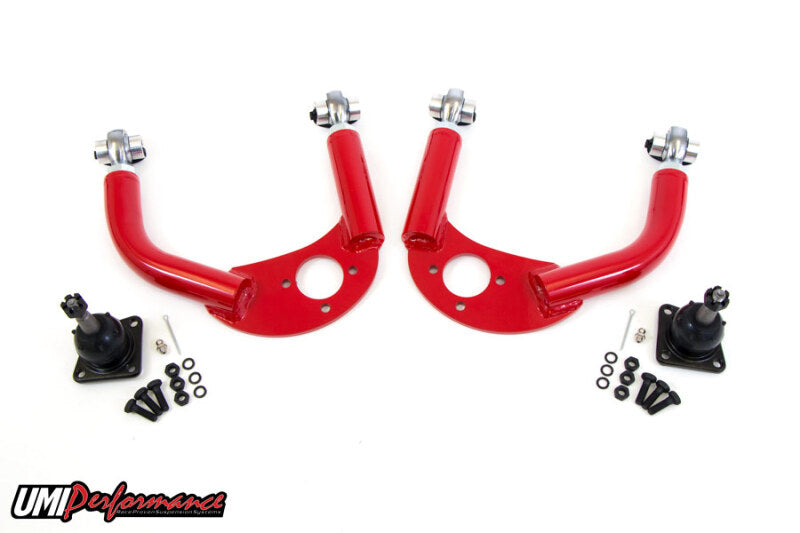 UMI Performance 2310-R Upper A-Arms Adjustable Red for 1993-2002 GM F-Body
