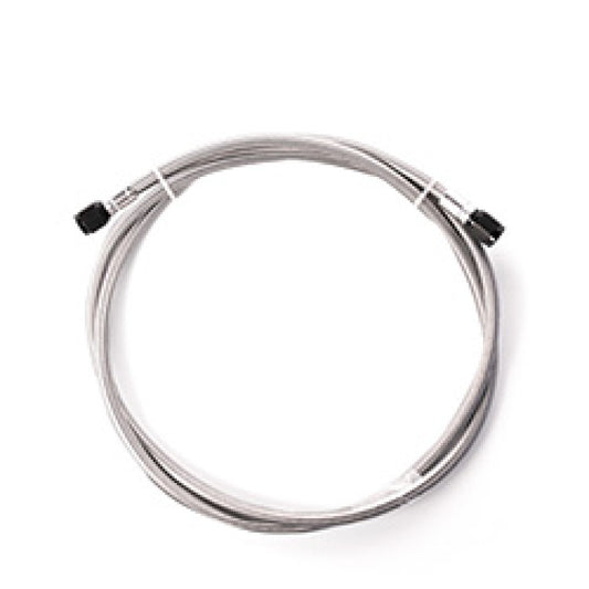 Snow Performance SNO-801-BRD 2ft SS Braided Line (Black) with 4AN Fittings