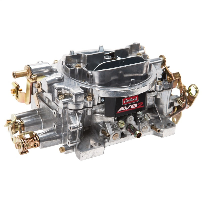 Edelbrock 1905 AVS2 650 CFM Annular Booster Carburetor Manual Choke Satin