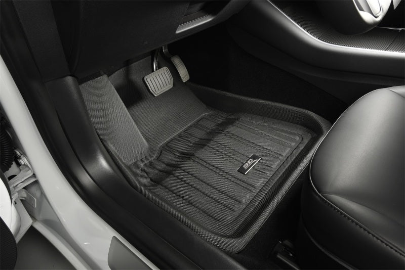 3D MAXpider Elitect Front, Rear & 3rd Row Floor Mats for 2022-2024 Tesla Model X (7-Seat)