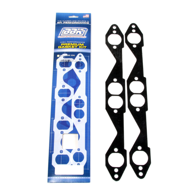 BBK Performance 1576 Exhaust Header Gasket Set 1-5/8 Port (Pair) for GM 305 / 350 Small Block V8 Engines