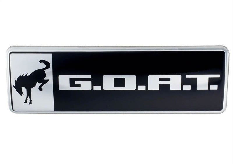 Ford Racing for Bronco/Bronco Sport G.O.A.T Badge - Black/Chrome