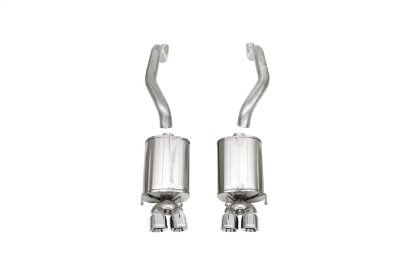 Corsa 2009-2013 Chevrolet Corvette C6 6.2L V8 Polished Sport Axle-Back Exhaust