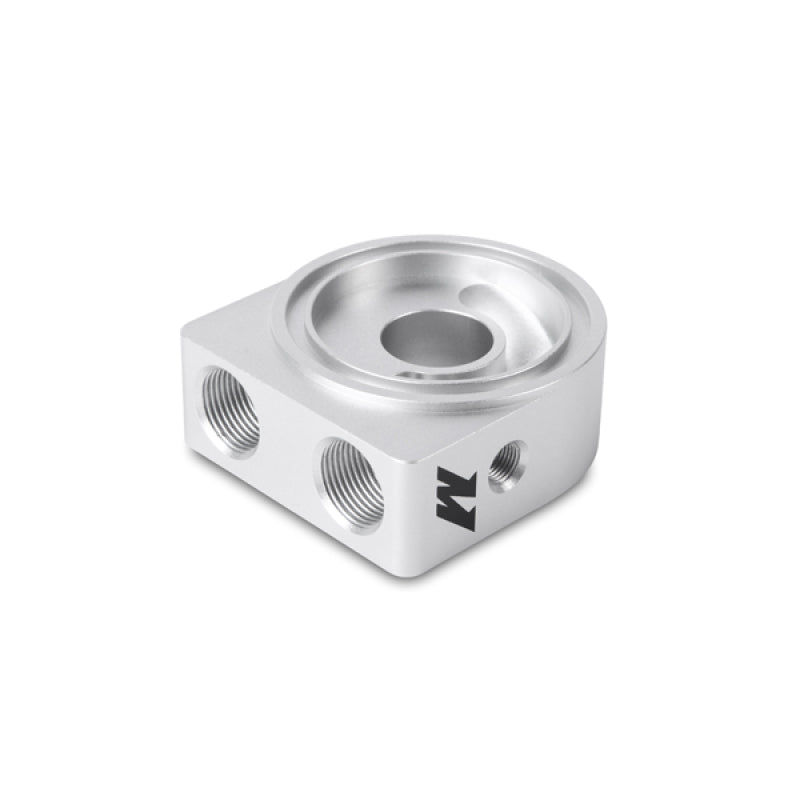 Mishimoto Silver M20 Oil Sandwich Plate - #MMOP-SP