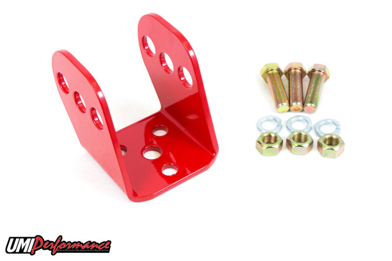 UMI Performance 3664-R Upper Control Arm Mount Red for 1965-1966 B-Body