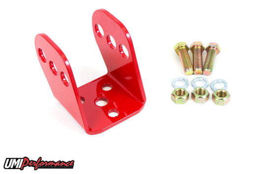 UMI Performance 3664-R Upper Control Arm Mount Red for 1965-1966 B-Body