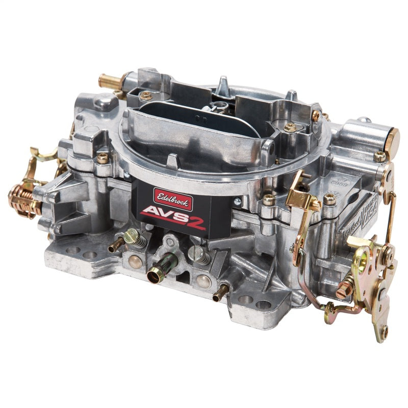 Edelbrock 1905 AVS2 650 CFM Annular Booster Carburetor Manual Choke Satin