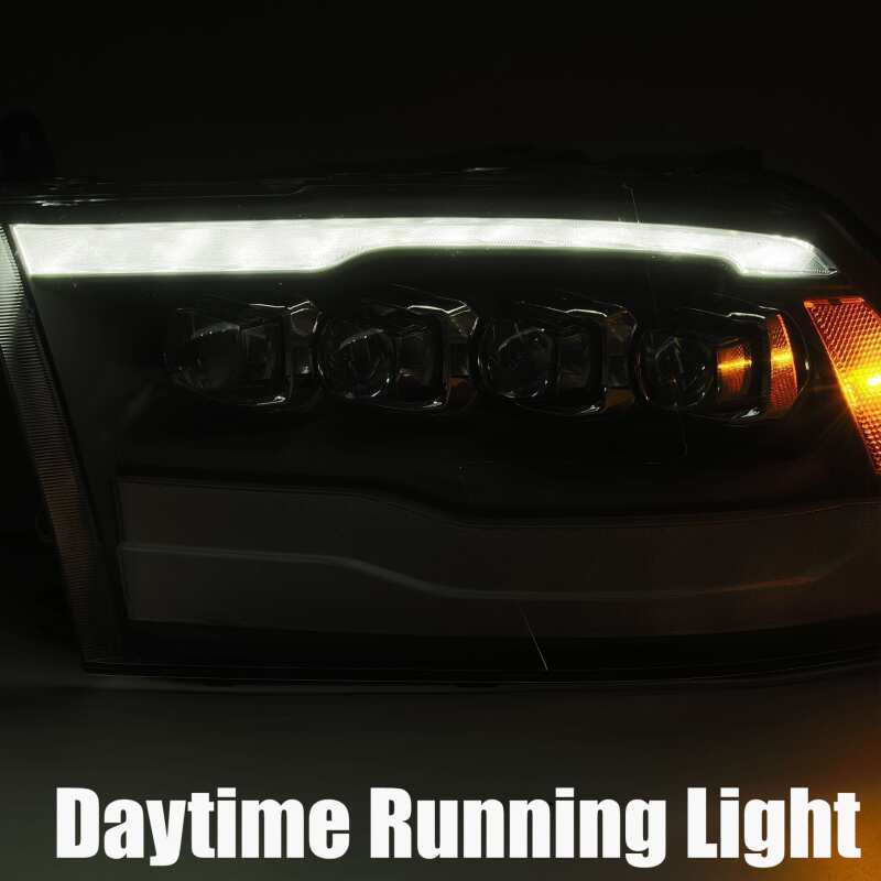 AlphaRex 880591 09-18 Dodge Ram 1500 HD NOVA LED Projector Headlights Plank Style Design Chrome w/DRL