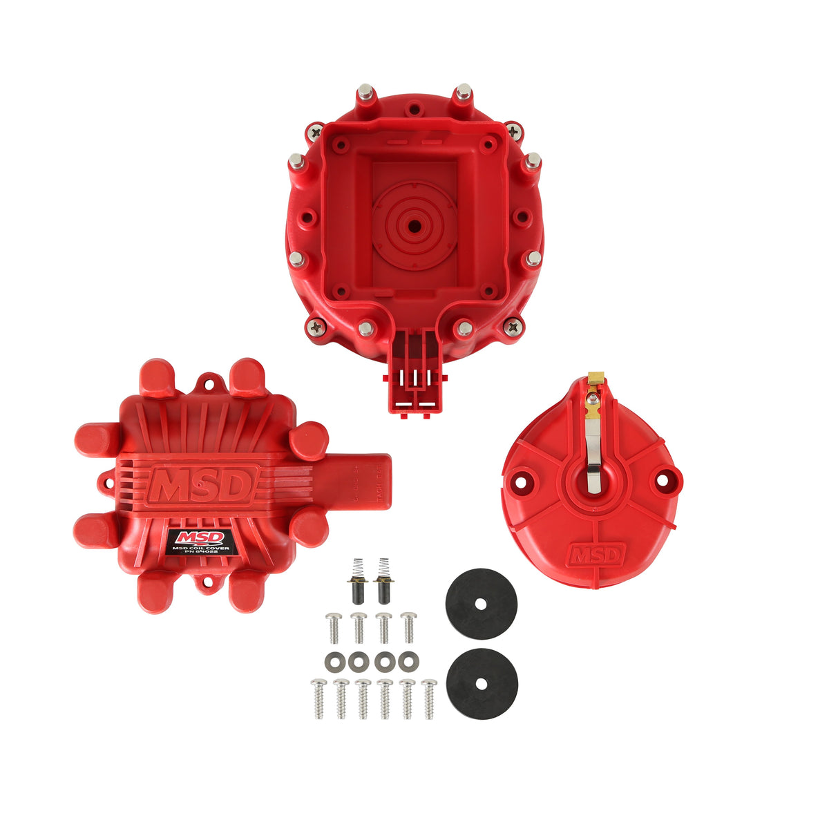 MSD 84023 HEI Extreme Cap and Rotor Kit includes PN 84111, 84101, 84022