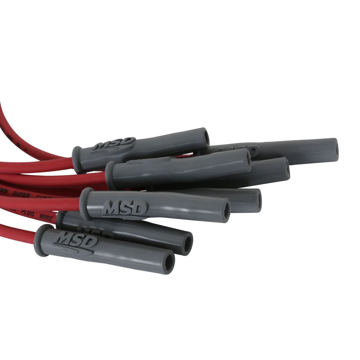 MSD 32109 Super Conductor Spark Plug Wire Set, for Chevy Pickup, '96-'99,Dually w/454