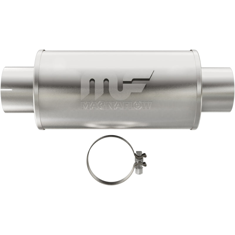MagnaFlow 12775 Muffler Mag DSL SS 7x7x14 4in Inlet 4in Outlet - #12775