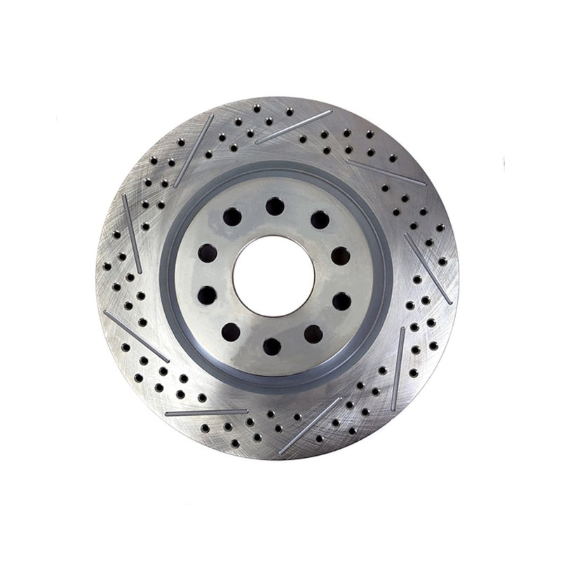 Baer Brakes 12.000in x 1.020in 1-Piece RH Replacement Rotor - SDZ — 5x4.50"/5x4.75"BC, 2.780" Register, Slot Drilled & Zinc-Plated Finish