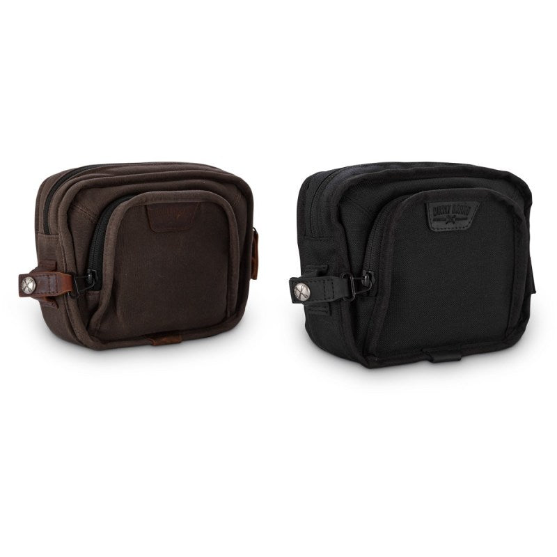 Burly Brand B15-1012D Handlebar Bag Dark Oak