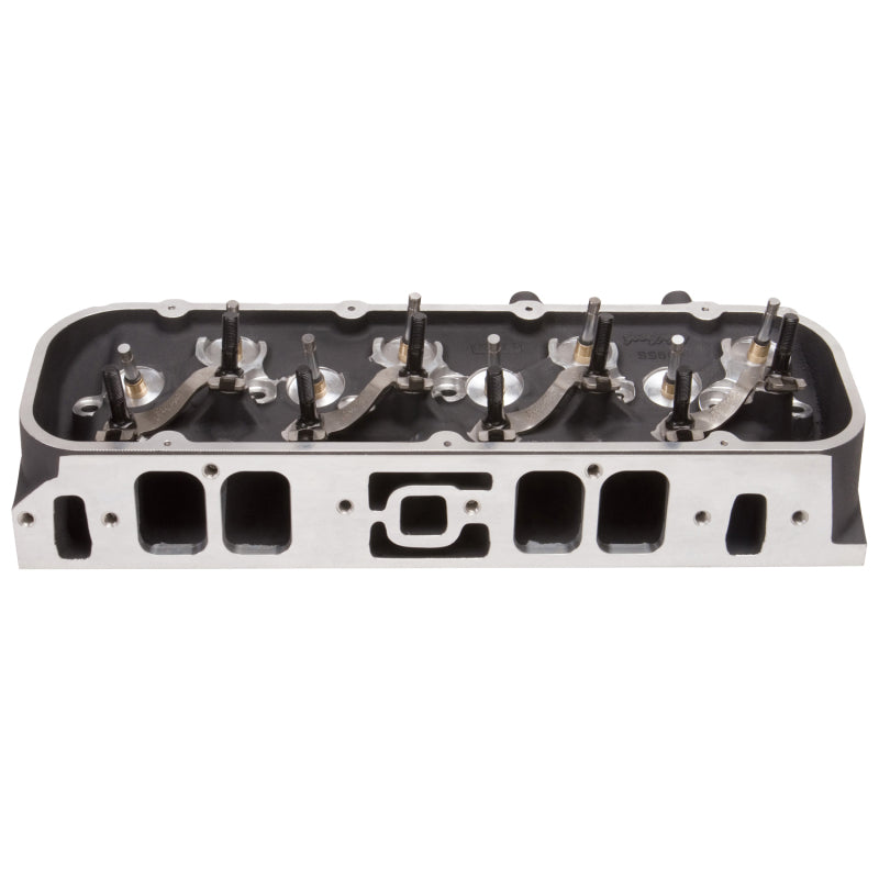 Edelbrock 61559 Single Marine BBC Rectangular Port Head with Valves