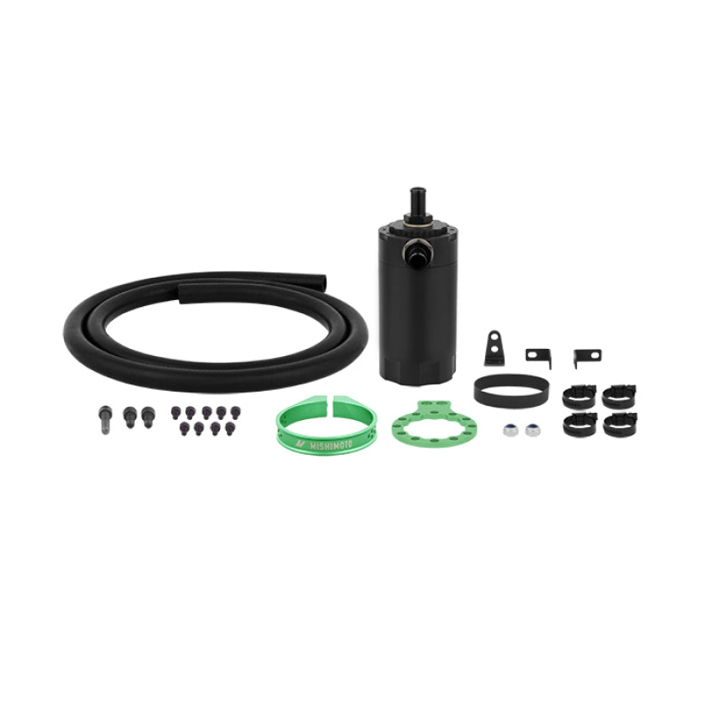 Mishimoto Universal Baffled Oil Catch Can - Green - #MMBCC-UNI-GN