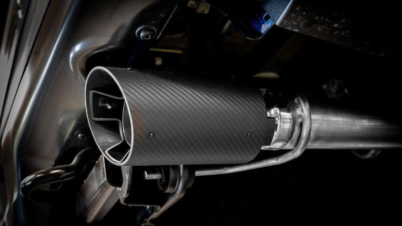 Borla 60727CFBA 21-23 Ford Raptor 3in Tail Pipe Kit 4.5in Tip - Carbon Fiber Black Anodized - #60727CFBA