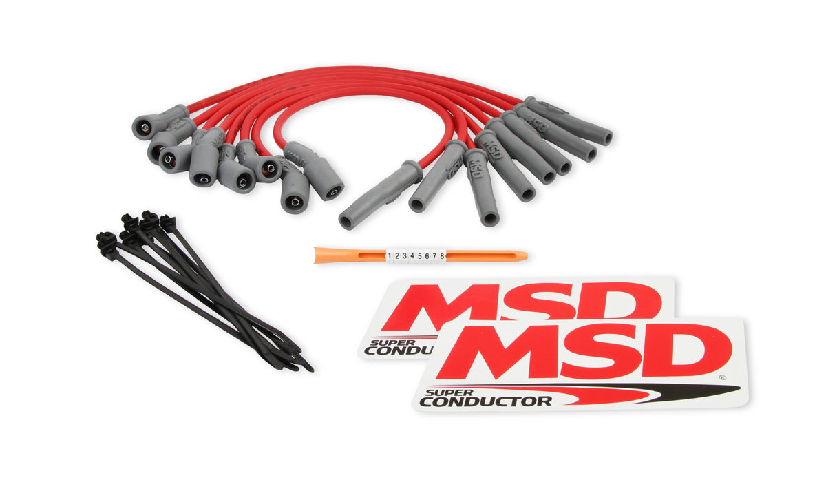 MSD 31639 for Ford Raptor 6.2L V8 Red Wire Set