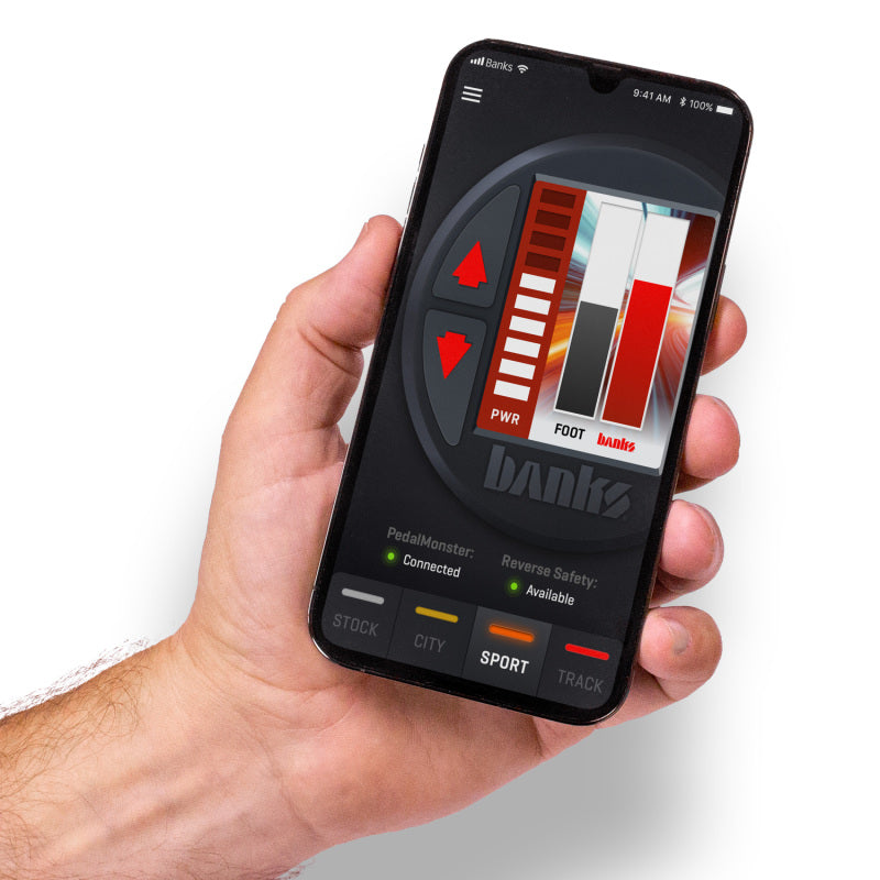 Banks Power Pedal Monster® Kit, TE Connectivity MT2, 6 Way, Stand Alone, For Use With Phone