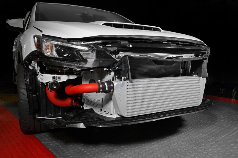 PERRIN 22-26 Subaru WRX Front Mount Intercooler Kit (Red Tubes & Silver Core)