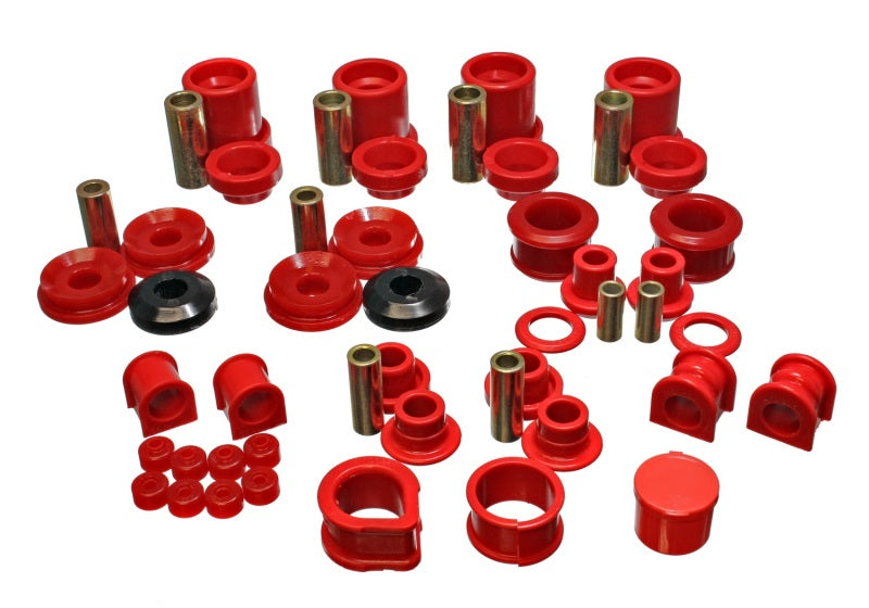 Energy Suspension for 90-96 300ZX Red Hyper-Flex Master Bushing Set 7.18105R