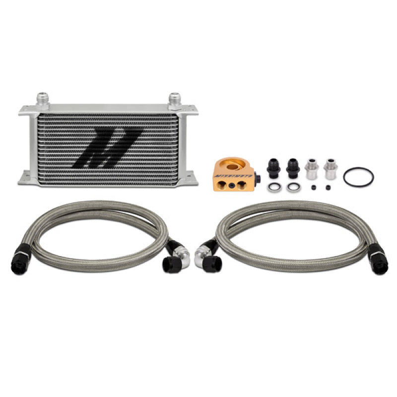 Mishimoto Universal 19 Row Thermostatic Oil Cooler Kit - #MMOC-ULT