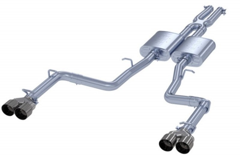 MBRP S7111AL Armor Lite Cat-Back Exhaust - Quad Rear Exit | 2015-2023 Dodge Challenger 3.6L V6