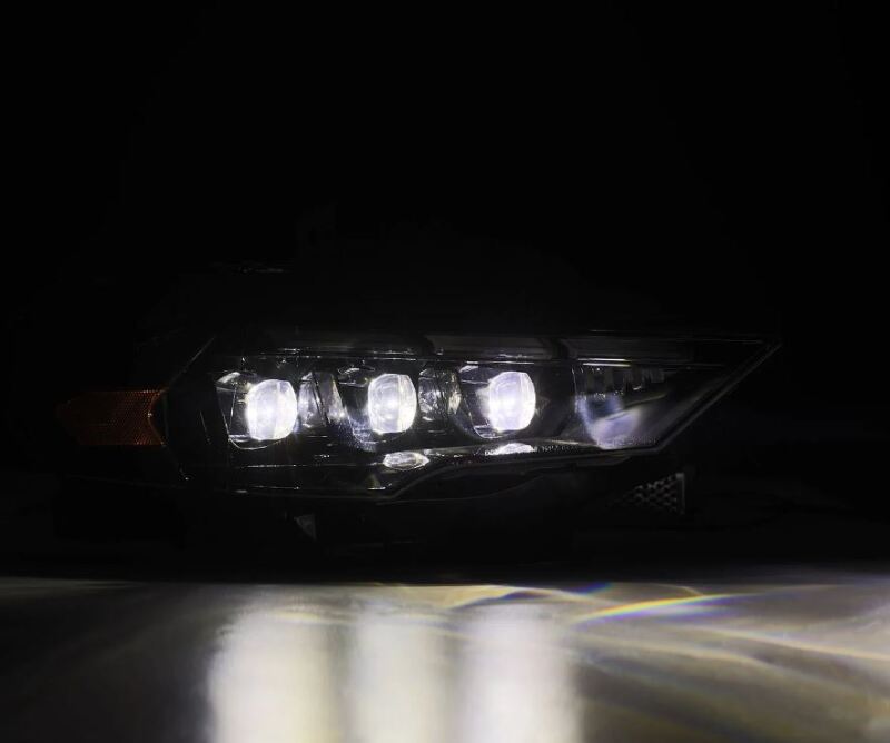 AlphaRex 880263 18-20 Ford Mustang NOVA LED Projector Headlights Alpha-Black w/Activation Light/Sequential Signal/Switch DRL