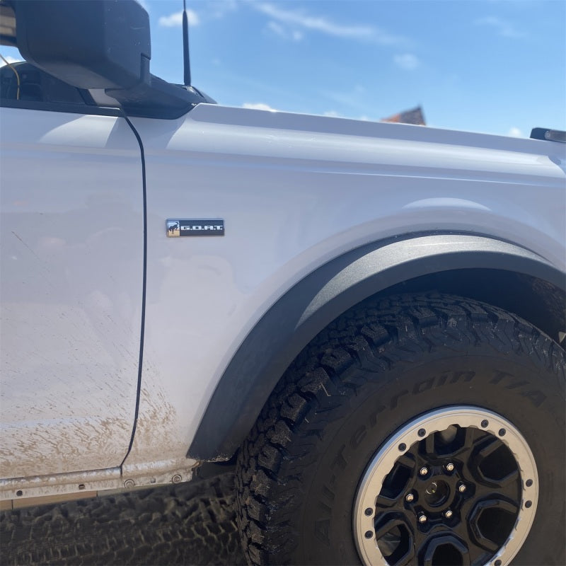 Ford Racing for Bronco/Bronco Sport G.O.A.T Badge - Black/Chrome