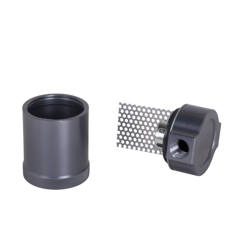 BBK Performance 1895 Oil Separator Kit Billet Aluminum, Passenger Side for 2005-2010 Ford Mustang V6 (4.0L)