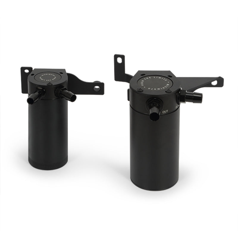 Mishimoto 11-14 Ford F-150 EcoBoost 3.5L Baffled Oil Catch Can Kit - Black - #MMBCC-F35T-11SBE