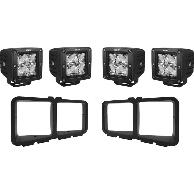 Westin 58-9915 Universal Light Kit for Outlaw Front Bumpers Textured Black