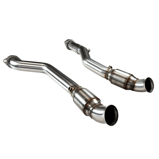 Kooks 34103301 for 2012+ Jeep Grand Cherokee SRT8 6.4L 3in Stainless GREEN Catted Connection Pipes