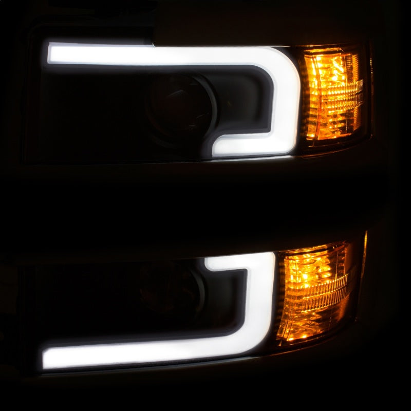 ANZO 2015-2019 Chevrolet Silverado 2500 HD LED Projector Headlights