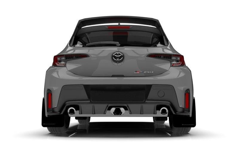 Rally Armor UR Mud Flaps - 2024-2026 Toyota GR Corolla - Black/Blue Logo - #MF89-UR-BLK-NB