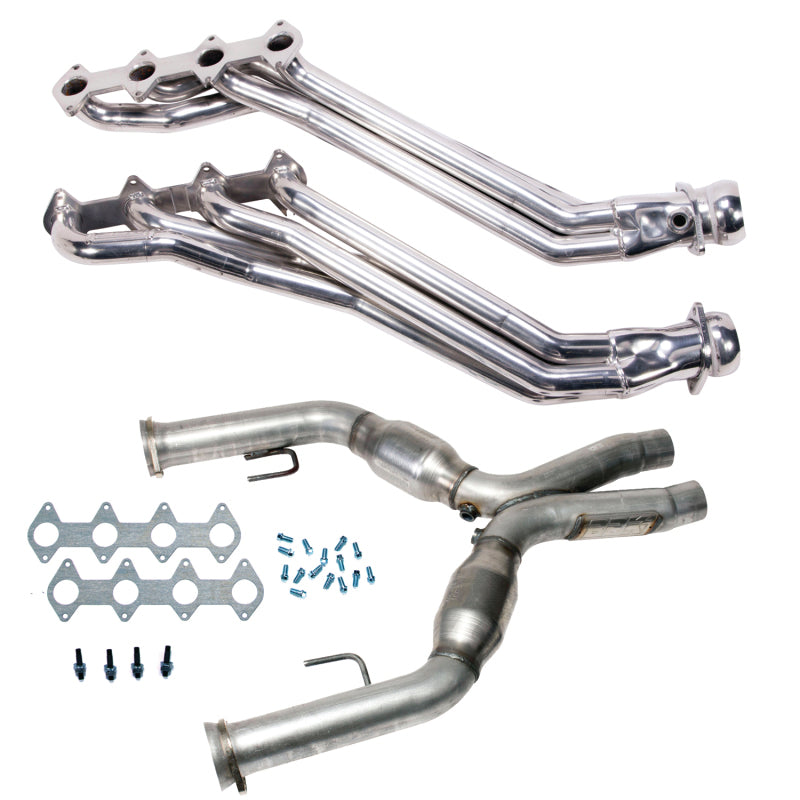 BBK Performance 16413 Long Tube Headers with Catted X-Pipe for 2005-2010 Ford Mustang GT 4.6L