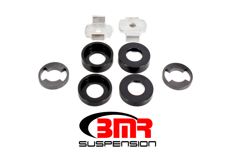 BMR 2015-2026 S550 Mustang Cradle Bushing Lockout Kit Level 1 - Black