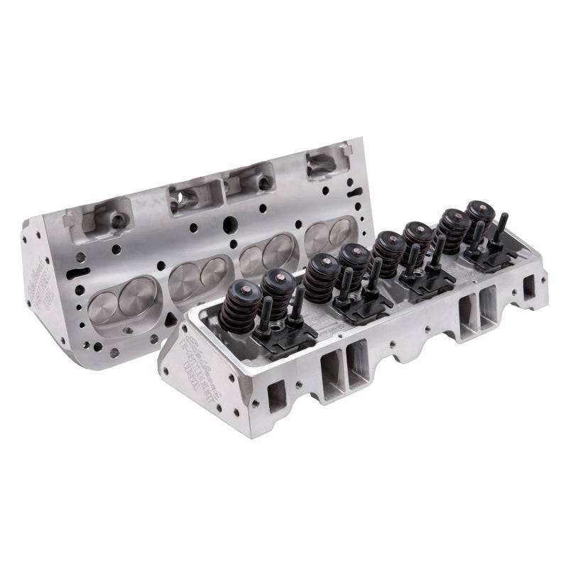 Edelbrock 5073 Cylinder Head E-Street Small Block Chevrolet 70cc (Complete Pair)