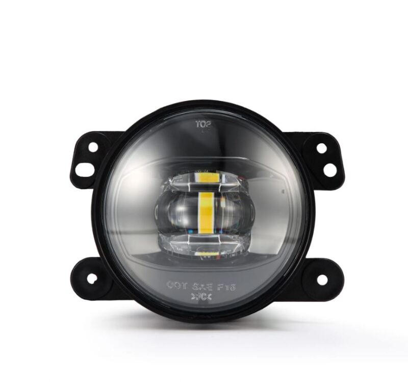 AlphaRex 210004 Universal Chrysler/Dodge/Hummer/Jeep DoubleTap Dual Color LED Projector Fog Lights - White/Amber