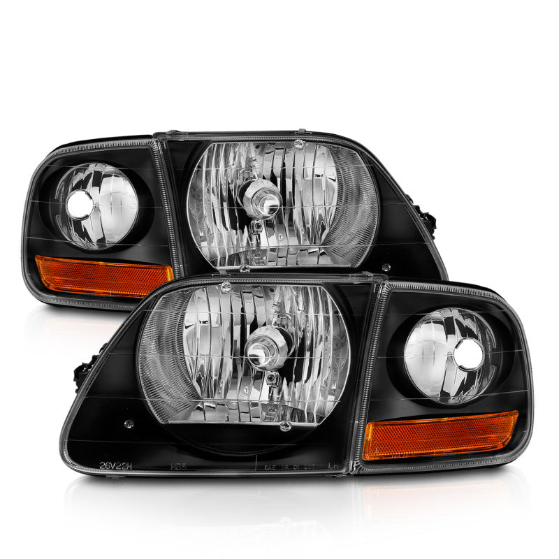 ANZO 1997-2003 Ford F-150 Crystal Headlights