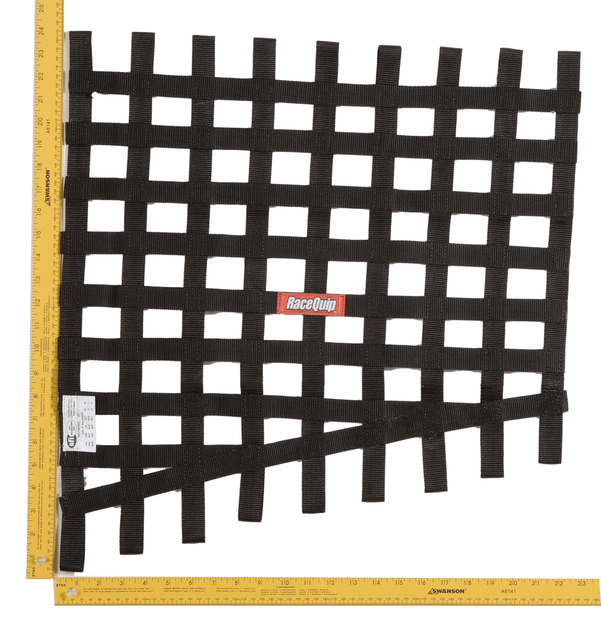 RaceQuip 729005 Black Drag 24 To 18 X 23 SFI Ribbon Net