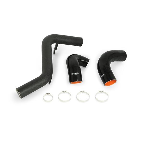 Mishimoto 2013+ Ford Focus ST Hot Side Intercooler Pipe Kit - Wrinkle Black - #MMICP-FOST-13HWBK