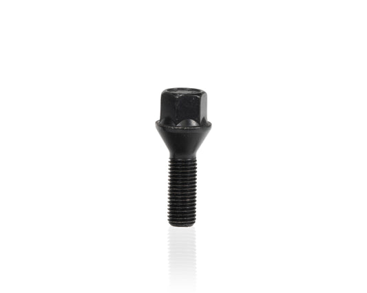 Eibach Wheel Bolt M12 X 1.5 X 30mm X 17mm Hex Taper-Seat Black Finish S1-1-12-50-30-17-B