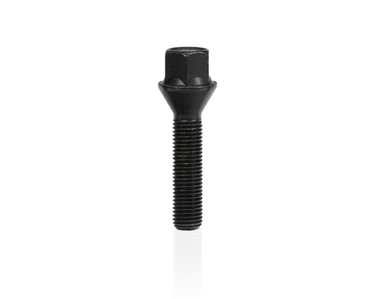 Eibach Wheel Bolt M12 x 1.5 x 43mm x 17mm Hex Taper-Seat - Black Finish S1-1-12-50-43-17-B