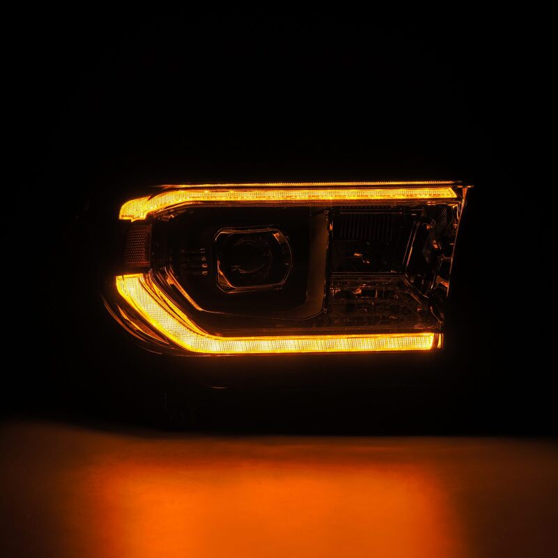 AlphaRex 880824 07-13 Toyota Tundra / 08-17 Sequoia LUXX LED Projector Headlights Chrome w/Activation Light / Sequential Signal + DRL